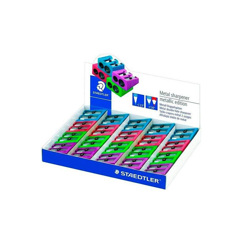 (510 20 PR2) STAEDTLER AFILALÁPICES METÁLICO DOBLE C/SURTIDOS (510 20 PR2) STAEDTLER AFILALÁPICES METÁLICO DOBLE C/SURTIDOS