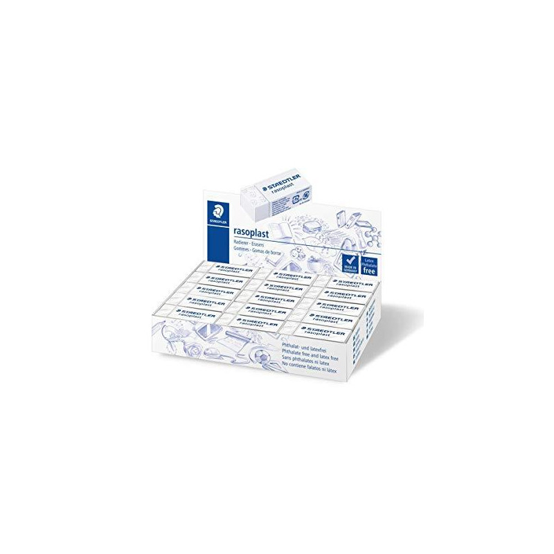 (526 B30) STAEDTLER GOMA RASOPLAST CAJA 30UD (526 B30) STAEDTLER GOMA RASOPLAST CAJA 30UD