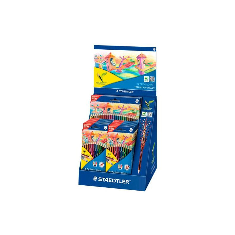 (185 CA-1) STAEDTLER LÁPICES DE COLORES WOPEX ECOLÓGICO C/SURTIDOS EXPOSITOR C12-20U - C24-5U- (185 CA-1) STAEDTLER LÁPICES DE COLORES WOPEX ECOLÓGICO C/SURTIDOS EXPOSITOR C12-20U - C24-5U-