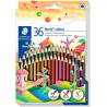 (185 CD36) STAEDTLER LÁPICES DE COLORES NORIS COLOUR WOPEX ECOLÓGICO ESTUCHE 36U