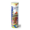 (185 MD24) STAEDTLER LÁPICES DE COLORES NORIS COLOUR SURTIDOS EN BOTE METÁLICO 24U
