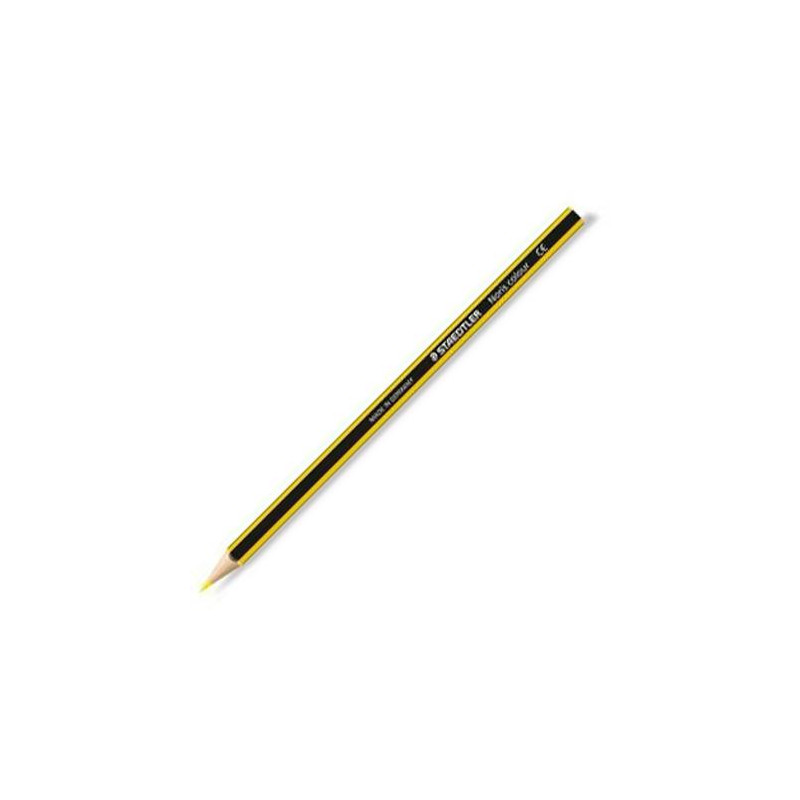 (185-10) STAEDTLER LÁPICES DE COLORES NORIS COLOUR MADERA WOPEX ECOLÓGICA AMARILLO CLARO