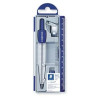(550 60) STAEDTLER COMPÁS ESCOLAR NORIS 550 CON TUBO DE MINAS Y ADAPTADOR UNIVERSAL