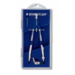 (552 01) STAEDTLER COMPÁS MARS QUICKBOW 552 ESTUCHE CON RECAMBIOS Y ADAPTADOR