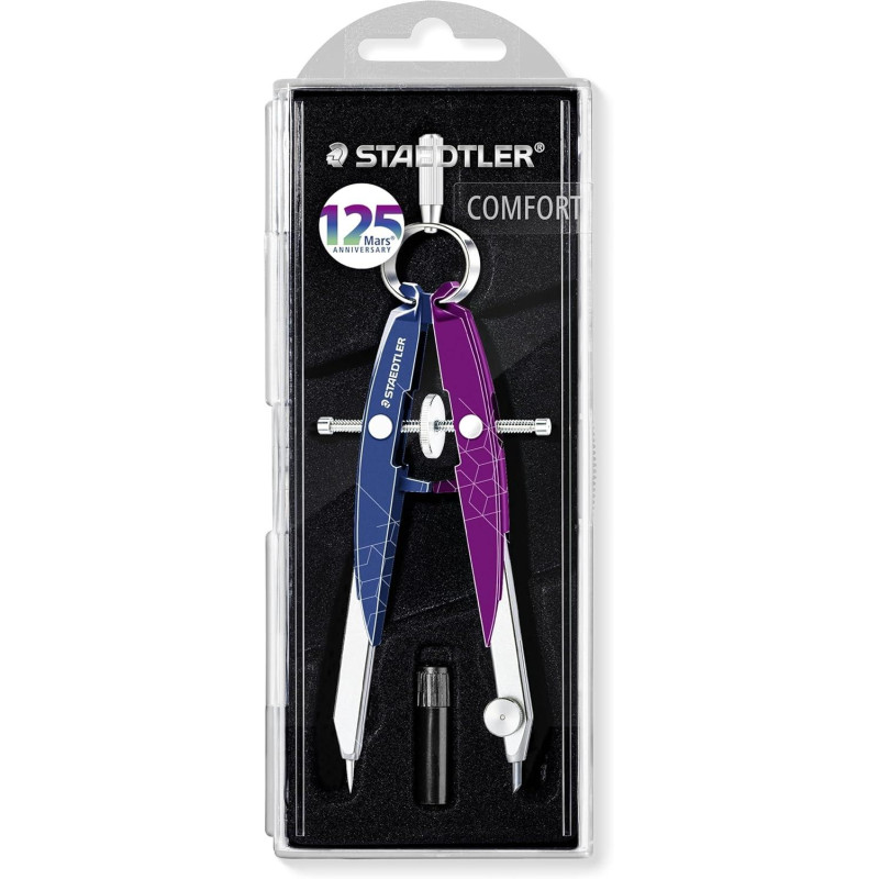 (556 00-MA2) STAEDTLER COMPÁS METÁLICO DE PRECISIÓN MARS CON AJUSTE POR RUEDA AZUL/BAYAS SILVESTRES (556 00-MA2) STAEDTLER COMPÁS METÁLICO DE PRECISIÓN MARS CON AJUSTE POR RUEDA AZUL/BAYAS SILVESTRES