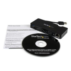 (USB3SMDOCKHV) START TECH DOCKING STATION USB 3.0 HDMI VGA