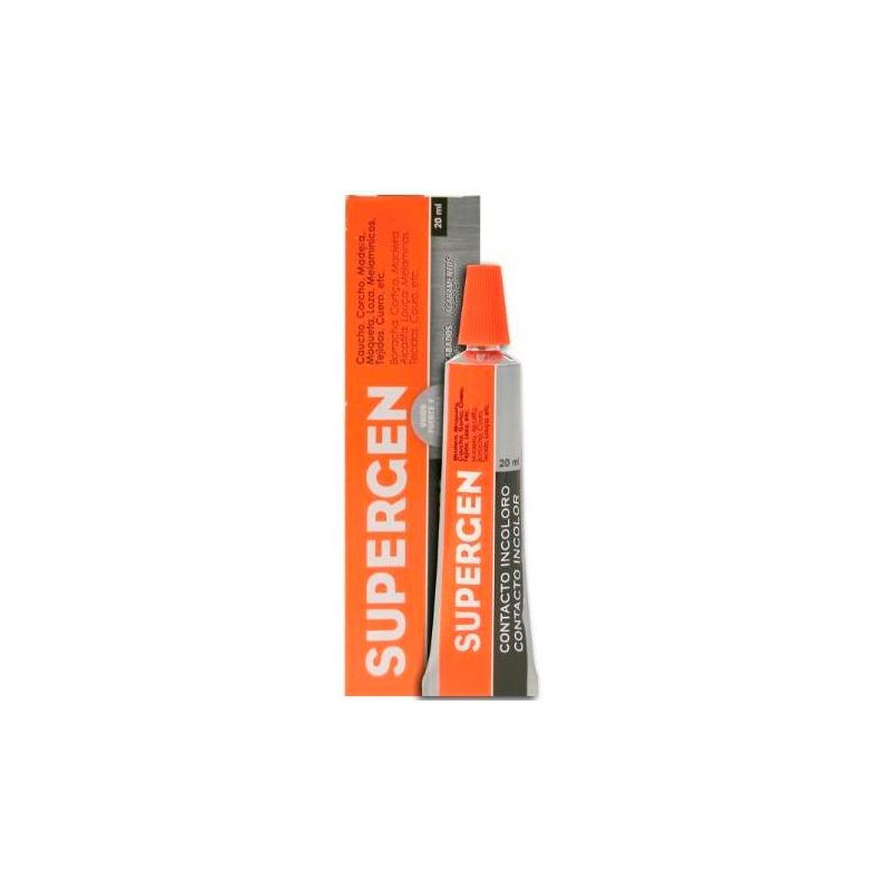 (62601-00000-03) SUPERGEN PEGAMENTO DE CONTACTO RESISTENTE INCOLORO TUBO 20ML EN MANCHETA (62601-00000-03) SUPERGEN PEGAMENTO DE CONTACTO RESISTENTE INCOLORO TUBO 20ML EN MANCHETA