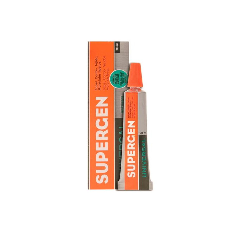 (62602-00000-01) SUPERGEN PEGAMENTO 20ML UNIVERSAL MULTIUSOS TUBO TRANSPARENTE (62602-00000-01) SUPERGEN PEGAMENTO 20ML UNIVERSAL MULTIUSOS TUBO TRANSPARENTE