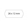 (025023) SWING ETIQUETAS ADHESIVAS PERMANENTE OPEN PARA PRECIOS 26X12MM ROLLO 1500 BLANCO