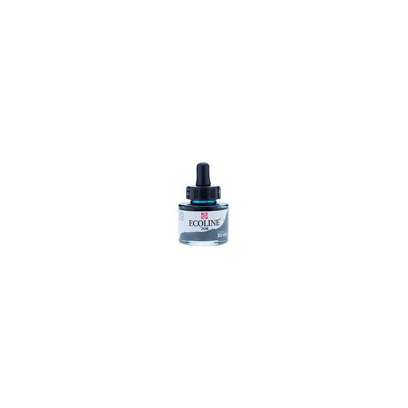 (11257061) TALENS ECOLINE ACUARELA LIQUIDA 30ML GRIS OSCURO