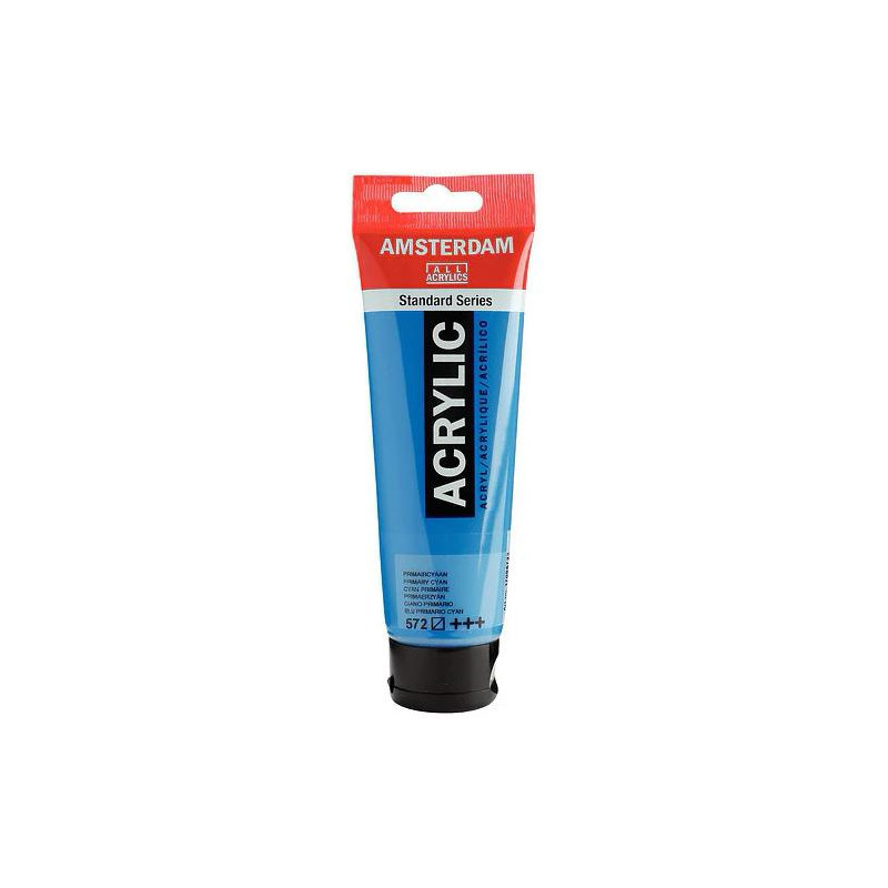 (17095722) TALENS AMSTERDAM STANDARD SERIES COLORES ACRÍLICOS TUBO 120ML CIAN PRIMARIO (17095722) TALENS AMSTERDAM STANDARD SERIES COLORES ACRÍLICOS TUBO 120ML CIAN PRIMARIO