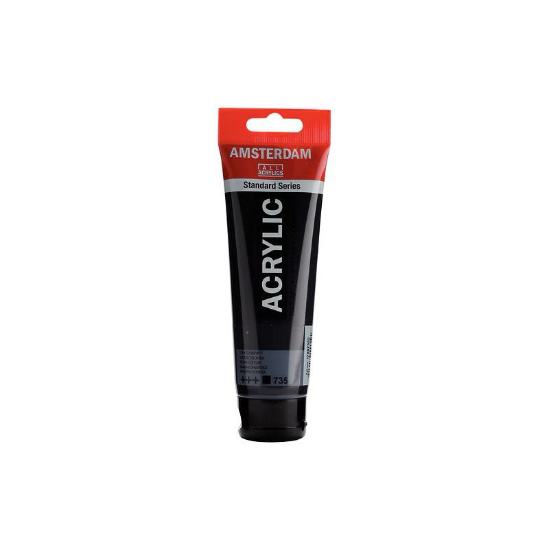 (17097352) TALENS AMSTERDAM STANDARD SERIES COLORES ACRÍLICOS TUBO 120ML NEGRO ÓXIDO (17097352) TALENS AMSTERDAM STANDARD SERIES COLORES ACRÍLICOS TUBO 120ML NEGRO ÓXIDO