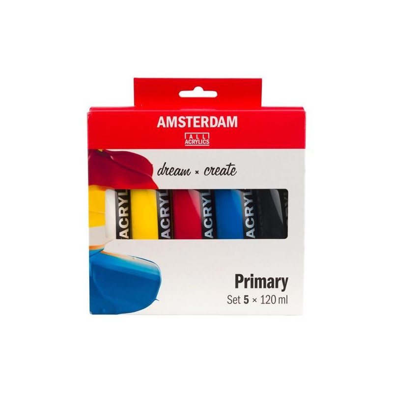 (17791905) TALENS AMSTERDAM STANDARD SERIES SET ACRÍLICOS PRIMARIOS TUBO 120ML ESTUCHE 5 UD (17791905) TALENS AMSTERDAM STANDARD SERIES SET ACRÍLICOS PRIMARIOS TUBO 120ML ESTUCHE 5 UD
