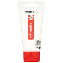 (3511105M) TALENS ART CREATION ACRÍLICO TUBO 75ML BLANCO DE TITANIO