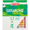 (9021624M) TALENS ART CREATION SET DE COLORES TÉMPERA TUBO 12ML GOUACHE ESTUCHE 24 UD