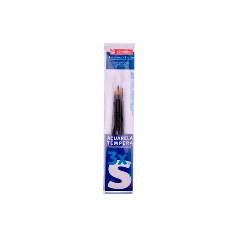 (9099161M) TALENS ART CREATION SET 3 PINCELES S (1 REDONDO - 1 PLANO - 1 LENGUA DE GATO) ACUARELA/TÉMPERA (9099161M) TALENS ART CREATION SET 3 PINCELES S (1 REDONDO - 1 PLANO - 1 LENGUA DE GATO) ACUARELA/TÉMPERA
