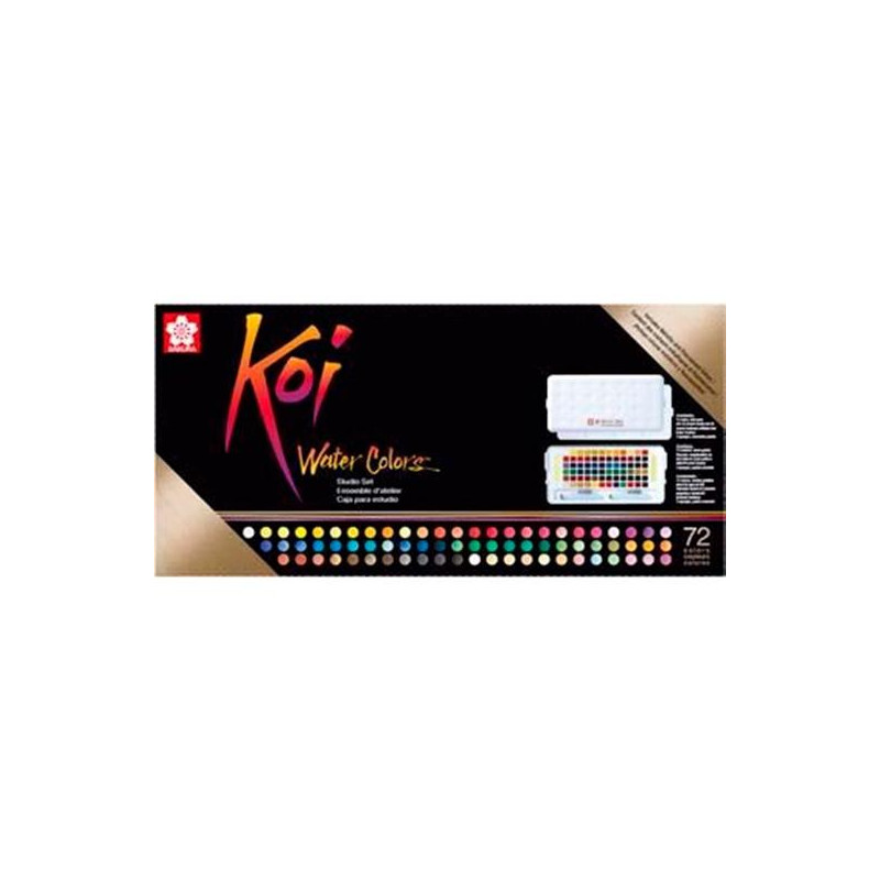 (XNCW72N) TALENS SAKURA KOI WATER COLORS STUDIO SET ESTUCHE DE 72 C/SURTIDOS (XNCW72N) TALENS SAKURA KOI WATER COLORS STUDIO SET ESTUCHE DE 72 C/SURTIDOS