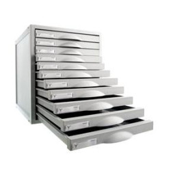 (8211C GS) ARCHIVO 2000 MÓDULO ARCHISYSTEM DE 11 CAJONES 356X316X362 MM GRIS