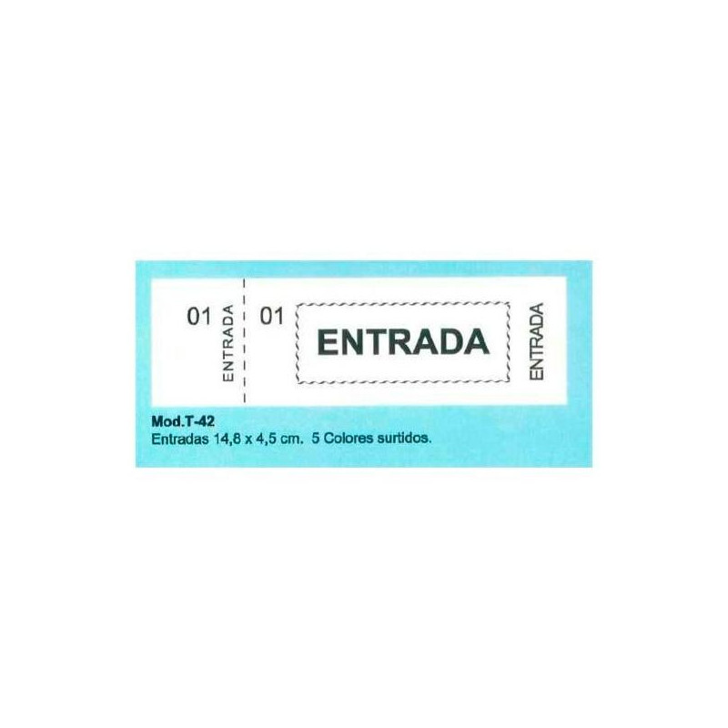 (T-42) TALONARIO ENTRADA 100H 14 (T-42) TALONARIO ENTRADA 100H 14