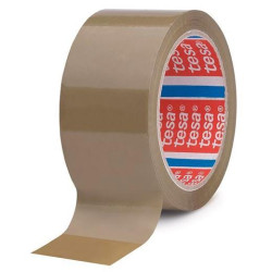 (04089-00006-06) TESA PRECINTO PP CAUCHO NATURAL 66MX50MM MARRÓN