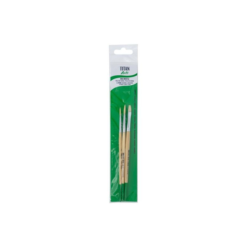 (129218133) TITAN ARTS SET DE PINCELES 218/4-6-8 BLÍSTER 3 UD (129218133) TITAN ARTS SET DE PINCELES 218/4-6-8 BLÍSTER 3 UD
