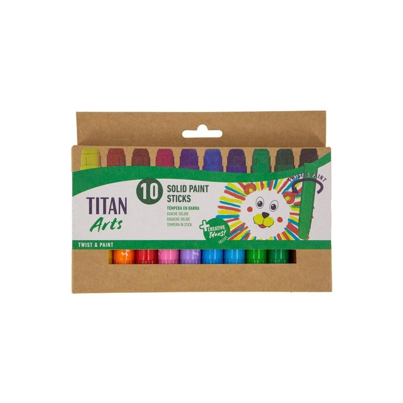 (130300010) TITAN ARTS TÉMPERA EN BARRA C/SURTIDOS ESTUCHE 10 UD (130300010) TITAN ARTS TÉMPERA EN BARRA C/SURTIDOS ESTUCHE 10 UD