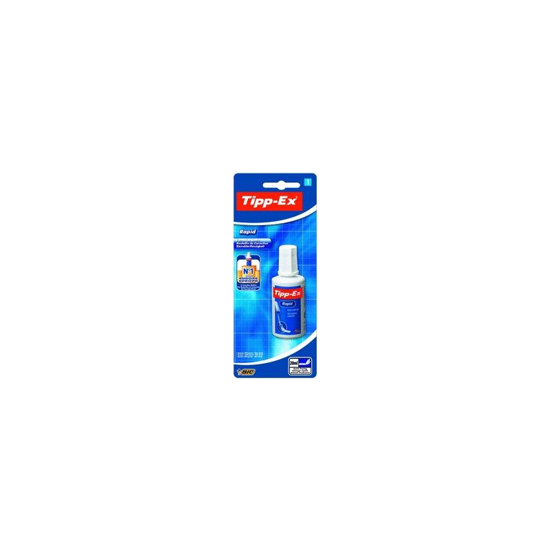 (8871592) TIPP-EX CORRECTOR LÍQUIDO RAPID BOTE 20ML 1 UD BLÍSTER (8871592) TIPP-EX CORRECTOR LÍQUIDO RAPID BOTE 20ML 1 UD BLÍSTER