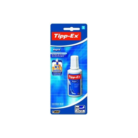(8871592) TIPP-EX CORRECTOR LÍQUIDO RAPID BOTE 20ML 1 UD BLÍSTER