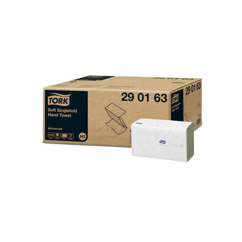 (290163) TORK ADVANCED TOALLA DE MANO 2 CAPAS PLEGADA EN V BLANCO PACK (290163) TORK ADVANCED TOALLA DE MANO 2 CAPAS PLEGADA EN V BLANCO PACK