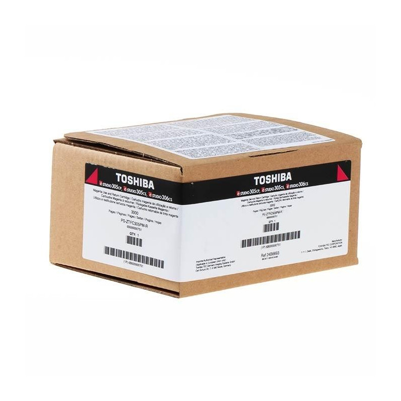 (6B000000750/751) TOSHIBA TONER MAGENTA E-STUDIO 305 CP (6B000000750/751) TOSHIBA TONER MAGENTA E-STUDIO 305 CP