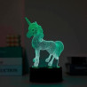 (CM3326) I-TOTAL LAMPARA 3D UNICORNIO LUZ LED