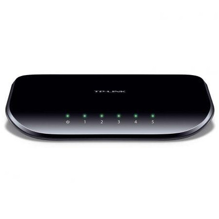 (TL-SG1005D) TP-LINK SWITCH SG1005D NO GESTIONABLE 5 PUERTOS GIGABIT SOBREMESA NO RACK