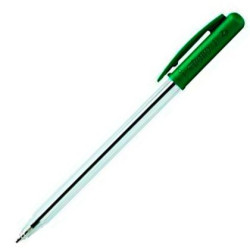 (F820504) TRATTO BOLÍGRAFO UNO RETRÁCTIL 1.0MM VERDE CAJA 50 UD