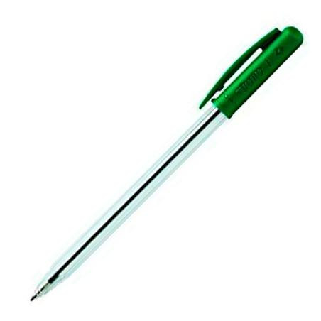 (F820504) TRATTO BOLÍGRAFO UNO RETRÁCTIL 1.0MM VERDE CAJA 50 UD