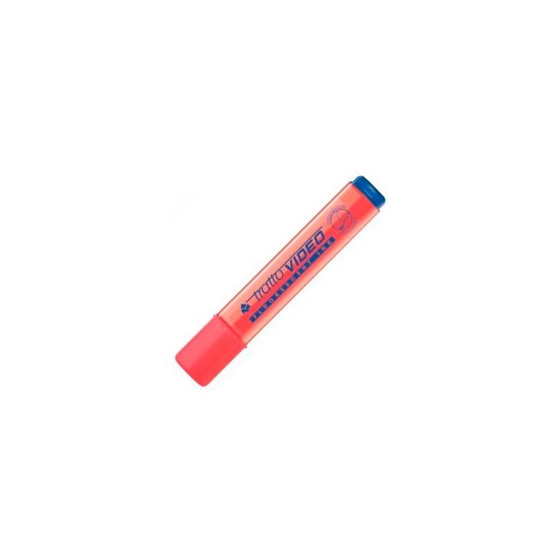 (F830206) TRATTO MARCADOR FLUORESCENTE VIDEO ROJO CAJA 12 UD (F830206) TRATTO MARCADOR FLUORESCENTE VIDEO ROJO CAJA 12 UD