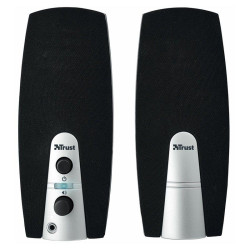 (16697) TRUST ALTAVOCES MILA 2.0 5W RMS 10W MAX AUTOALIMENTADO USB CONEXION FRONTAL NEGRO