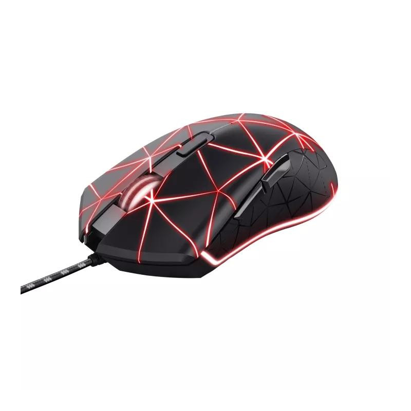 (22988) TRUST RATÓN GAMING LOCX GXT CABLE USB 800-4000DPI 6 BOTONES PROGRAMABLES ILUMINACIÓN LED NEGRO (22988) TRUST RATÓN GAMING LOCX GXT CABLE USB 800-4000DPI 6 BOTONES PROGRAMABLES ILUMINACIÓN LED NEGRO