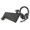 (24042) TRUST BUNDLE HOME OFFICE INCLUYE HEADSET RENO (21662) TECLADO Y RATÓN XIMO (21135) Y UNA WEBCAM TRINO HD (18679)