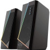 (24070) TRUST ALTAVOCES 2.0 ZOXA RGB 6W RMS 12W MAX 6 MODOS ILUMINACION  AUTOALIMENTADO USB LED  COLOR NEGRO