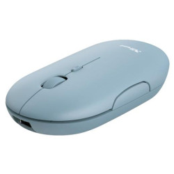 (24126) TRUST RATÓN INALÁMBRICO ULTRAFINO 800/1200/1600 DPI AMBIDIESTRO RECARGABLE AZUL