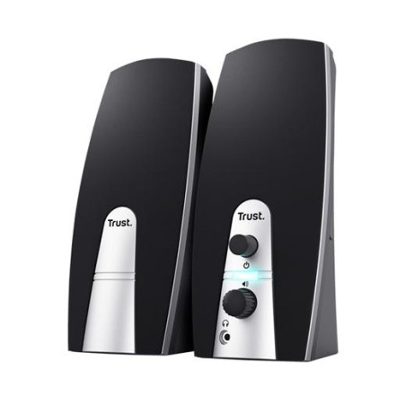 (24660) TRUST ALTAVOCES 2.0 BASICS 5W AUTOALIMENTADO USB CONEXION FRONTAL
