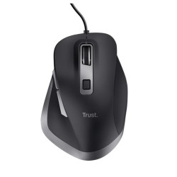 (24728) TRUST RATÓN FYDA CABLE USB 600/1400/2800/5000DPI DIESTRO 6 BOTONES NEGRO