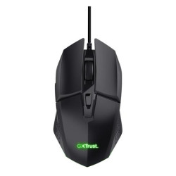 (25036) TRUST RATÓN GAMING GXT 109 FELOX CABLE USB 6400DPI 6 BOTONES ILUMINACIÓN LED NEGRO