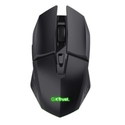 (25037) TRUST RATÓN GAMING GXT 110 FELOX INALÁMBRICO 800/1600/3200/4800 DPI 6 BOTONES ILUMINACIÓN LED RECARGABLE NEGRO