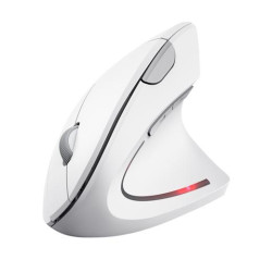 (25132) TRUST RATÓN ERGONÓMICO VERTICAL VERTO INALÁMBRICO 2.4GHZ 800/1200/1600 PPP DIESTRO 6 BOTONES BLANCO