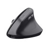 (25146) TRUST RATÓN MULTIDISPOSITIVO BAYO II+ ERGONÓMICO VERTICAL INALÁMBRICO BLUETOOTH 2.4GHZ 6 BOTONES RECARGABLE NEGRO