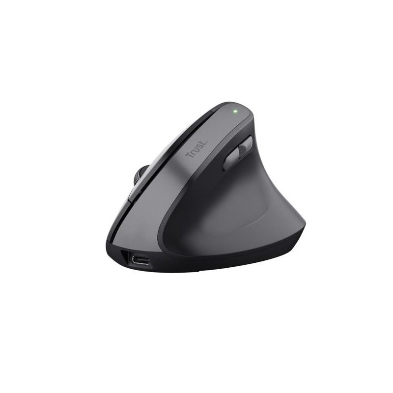 (25371) TRUST RATÓN ERGONÓMICO VERTICAL INALÁMBRICO TM-270 2400 DPI GRIS/NEGRO (25371) TRUST RATÓN ERGONÓMICO VERTICAL INALÁMBRICO TM-270 2400 DPI GRIS/NEGRO