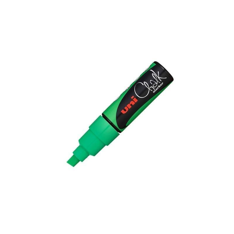 (140129000) UNIBALL MARCADOR DE TIZA LIQUIDA CHALK PWE-8K VERDE FLUOR (140129000) UNIBALL MARCADOR DE TIZA LIQUIDA CHALK PWE-8K VERDE FLUOR