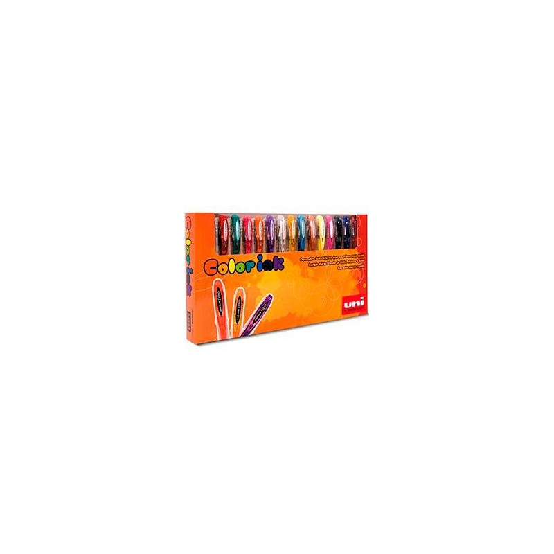 (182634333) UNIBALL ROLLERBALL SIGNO UM-12015P BÁSICO COLORES SURTIDOS ESTUCHE 15 UD (182634333) UNIBALL ROLLERBALL SIGNO UM-12015P BÁSICO COLORES SURTIDOS ESTUCHE 15 UD