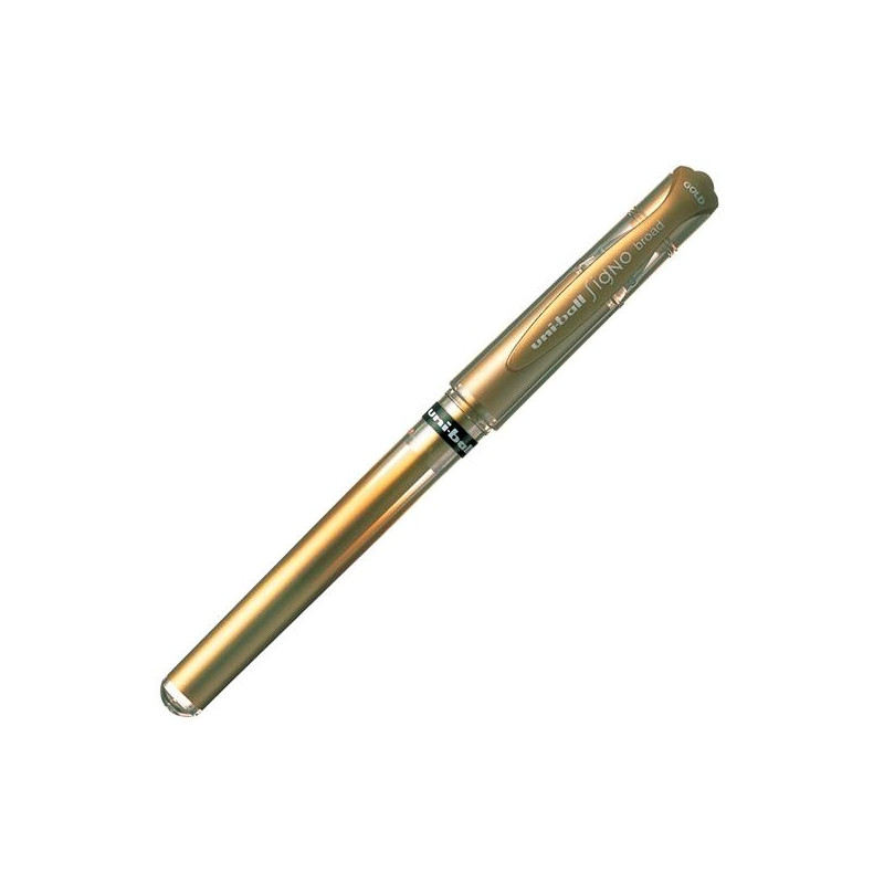 (218891000) UNIBALL ROLLERBALL SIGNO BROAD UM-153 1.0MM ORO CAJA 12 UD (218891000) UNIBALL ROLLERBALL SIGNO BROAD UM-153 1.0MM ORO CAJA 12 UD